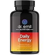 Dr. Emil Nutrition Daily Energy Supplement - Sugar Free Energy Pills with 160mg Caffeine Per Serv...