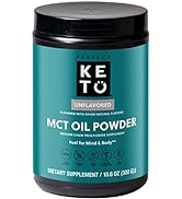 Perfect Keto MCT Oil Powder, Medium Chain Triglycerides, Ketogenic Non-Dairy Coffee Creamer and B...