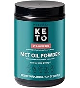 Perfect Keto MCT Oil Powder, Medium Chain Triglycerides, Ketogenic Non-Dairy Coffee Creamer and B...