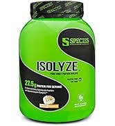 Species Nutrition Isolyze Whey Protein Powder, 100% Whey Isolate Protein, Whey Protein for Muscle...