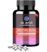 Dr. Emil Nutrition Bedtime Burn PM Fat Burner - Sleep Aid and Nighttime Appetite Suppressant - St...