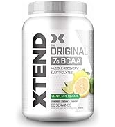 XTEND Original BCAA Powder Lemon Lime Squeeze | Sugar Free Post Workout Muscle Recovery Drink wit...