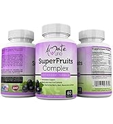 Amate Life Super Fruits Complex Powerful Antioxidant Supplement Immune Support Resveratrol, Elder...