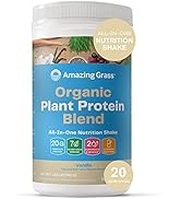 Amazing Grass Organic Plant Protein Blend: Vegan Protein Powder, New Protein Superfood Formula, A...