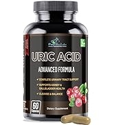 Uric Acid Advanced Formula – Kidney, Liver, Gallbladder, Urinary Tract Cleanse with Cranberry, Ch...