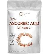 Pure Vitamin C Crystal Powder (Water Soluble Vitamin C 1000mg Per Serving), 1 KG (2.2 Pounds), Im...