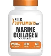 BULKSUPPLEMENTS.COM Marine Collagen Capsules - Collagen Supplement, Collagen Peptides Capsules, M...