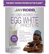 Jay Robb Unflavored Egg White Protein Powder, Low Carb, Keto, Vegetarian, Gluten Free, Lactose Fr...