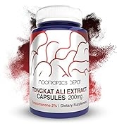 Tongkat Ali Extract Capsules | 200mg | 120 Count | 2% Eurycomanone by HPTLC | Eurycoma longifolia...