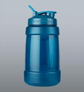 BlenderBottle Half Gallon Water Bottle, Koda Large Water Jug, 74-Oz, Blue