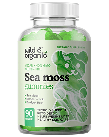 Wild &amp; Organic Sea Moss Gummies Vegan