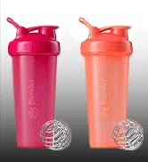 BlenderBottle Classic Shaker Bottle Perfect for Protein Shakes and Pre Workout, All Pink and Cora...